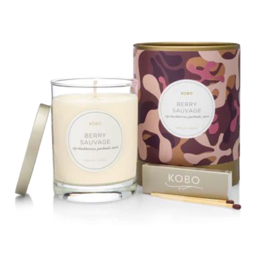 New! Berry Sauvage Pure Soy Candle